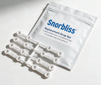 Snorbliss Replacement Strap Set pouch with eight numbered straps in four advancement sizes